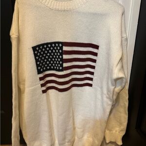 Women’s American Flag Sweater brand new no tags smoke free home